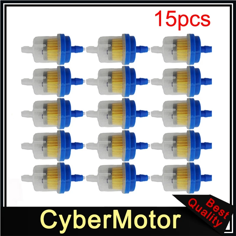 Синий Очиститель топлива фильтр для грязи велосипед ямы мотокросса Honda Yamaha TTR Kawasaki квадроцикл Suzuki Quad Go Kart багги
