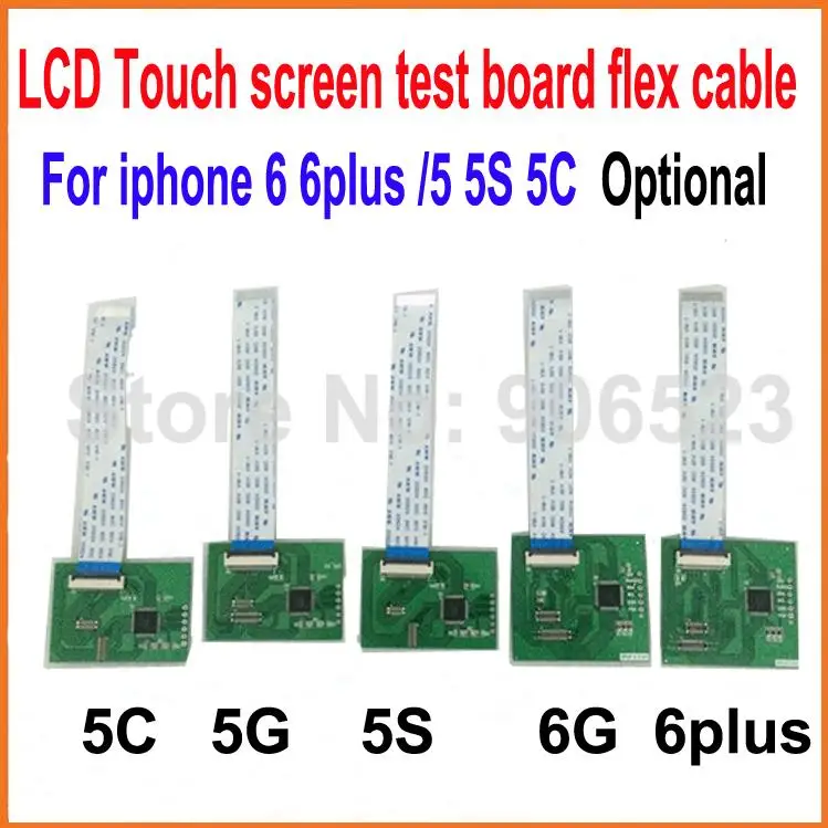 

Cheap price Connector Flex Cable With Green Testing Board of LCD Tester Machine For iPhone 5S 5C 5G 6 6P 6Plus