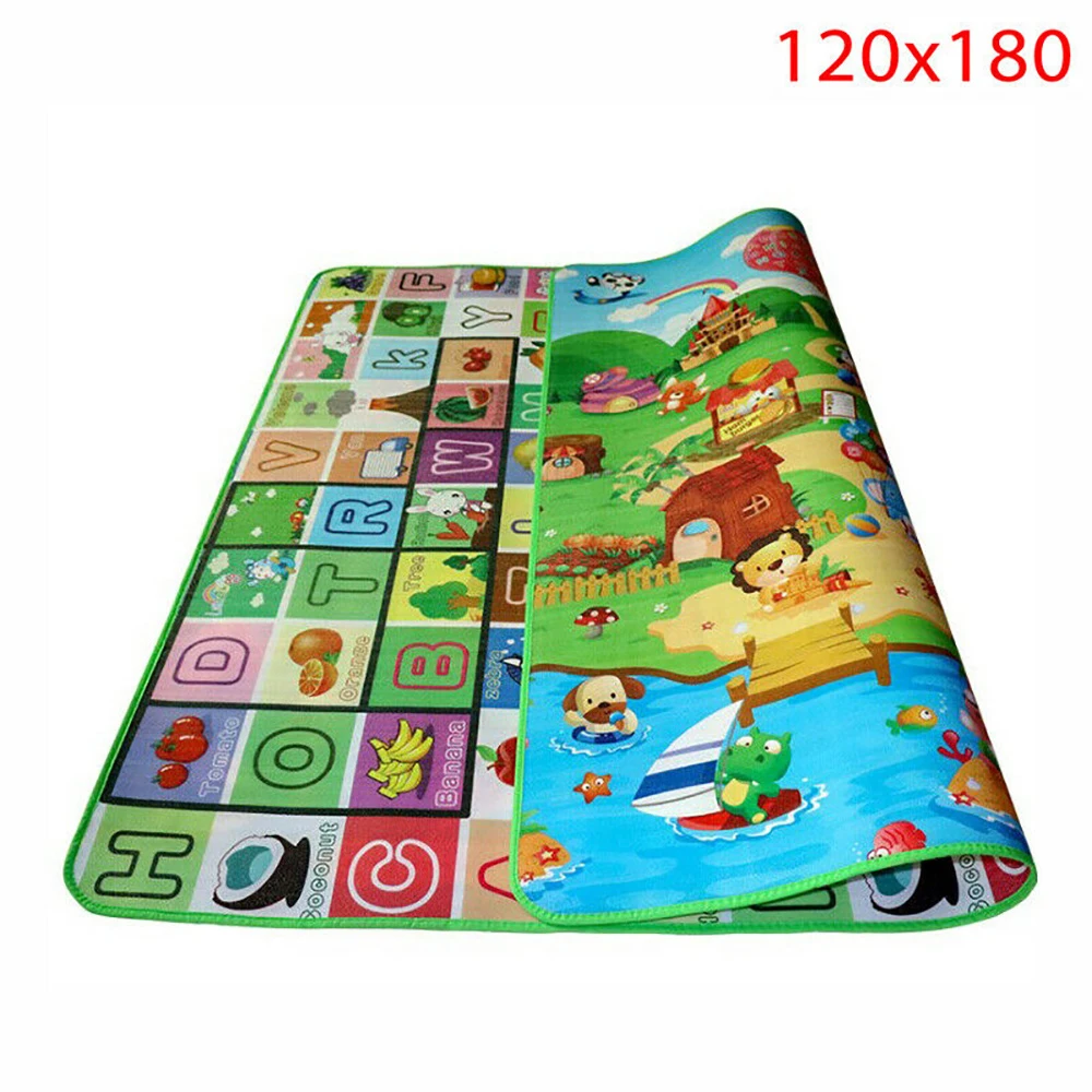 Waterproof Floor Kids Developing Play Mat Rug Child Infant Baby Kid
Crawling Game Mat Two-Side Play Puzzles Baby Carpets Toys