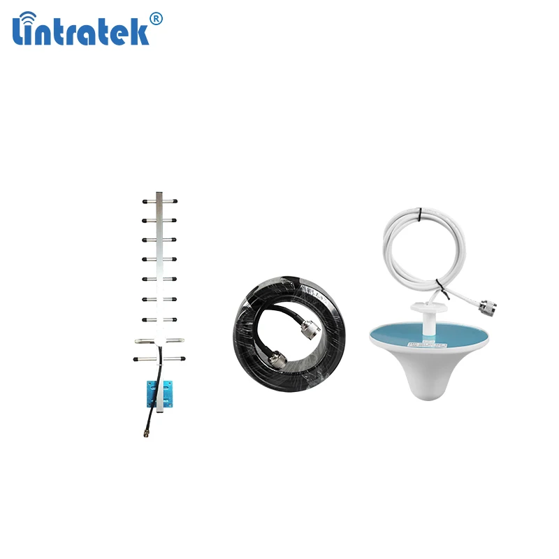 

Antenna set 12dBi outdoor yagi 3dBi ceiling antenna 10 meters cable for 3g 4g signal booster repeater aerial 2100 1800 1700 #7.7
