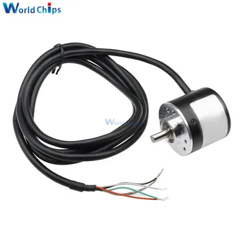 

Incremental Rotary Encoder 5-24V DC Encoder 360/600 P / R Photoelectric Incremental Rotary AB Two Phases 6mm Shaft