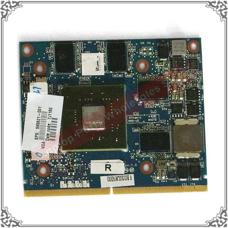 

Original Used FX880M 5100M 8540W 8540P 1G N10P-GLM-A3 595821-001 Graphic Card For HP 8540W 8540P Display Video GPU Card