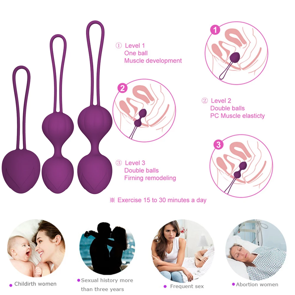 5pcs Vagina Exercise Kegel Balls Kit Ben Wa Balls 10Speed Vibrator Wireless Remote Control Jumping Eggs Erotic Sex Toy For Women 4