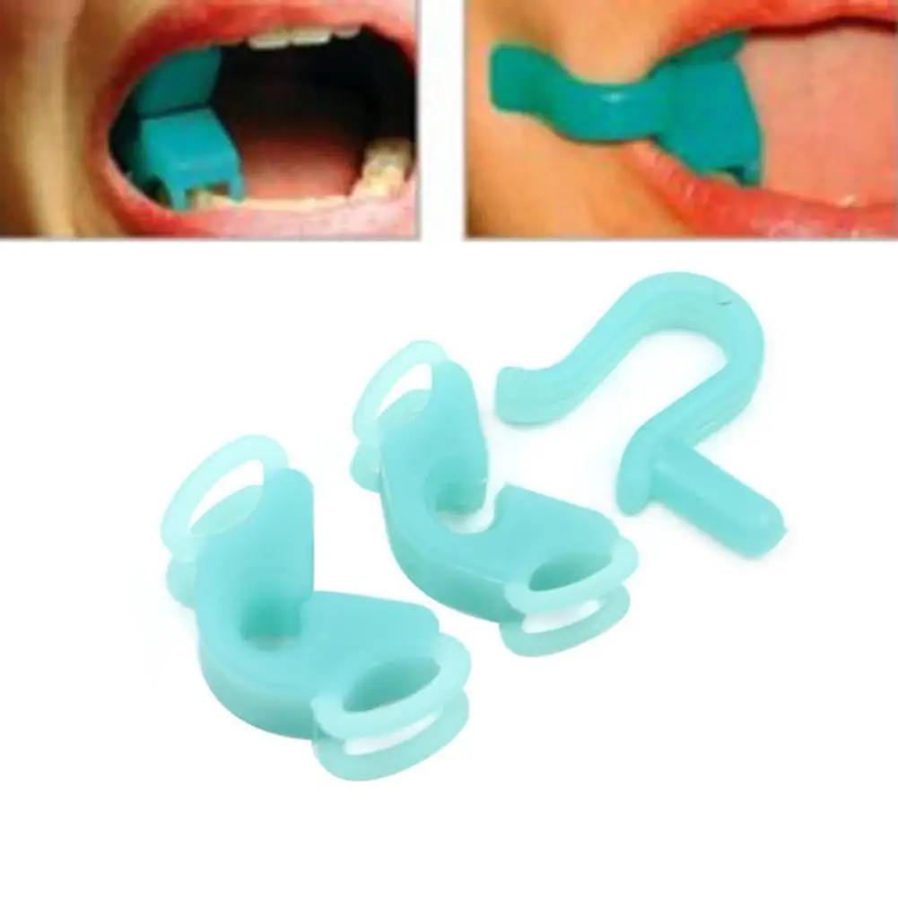 Dental Silicone Bite Blocks Cheek Retractor Mouth Prop Model 135