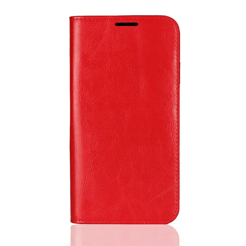 Red ZEALLION для huawei Nova 4 3i Nova 2 G8 G9 Plus Y5 Y6 Y7 Prime P smart Y6 Y9 настоящий кожаный чехол Crazy Horse - Цвет: Red