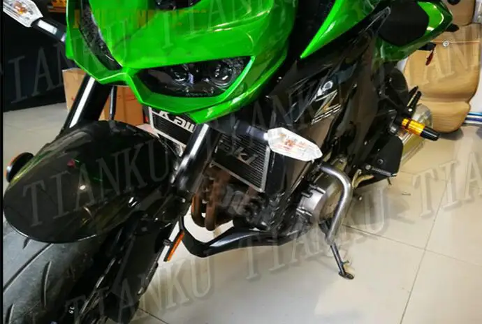 Черная металлическая защитная полоса двигателя мотоцикла для Kawasaki Z1000 2010 2011 2012 2013
