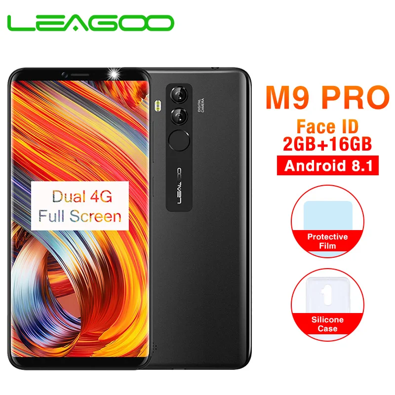 LEAGOO M9 PRO 5 72 Inch 18 9 Full Screen 4G Mobile Phone Android 8 1 