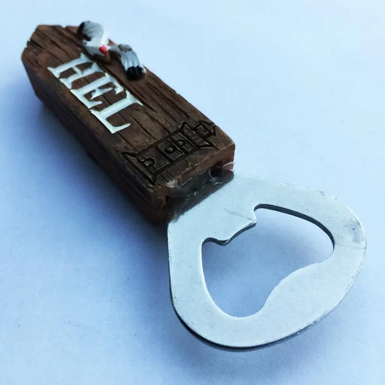 

Poland Haier Peninsula tourist souvenirs magnet paste fridge affixed home decoration bottle opener Baltic Sea