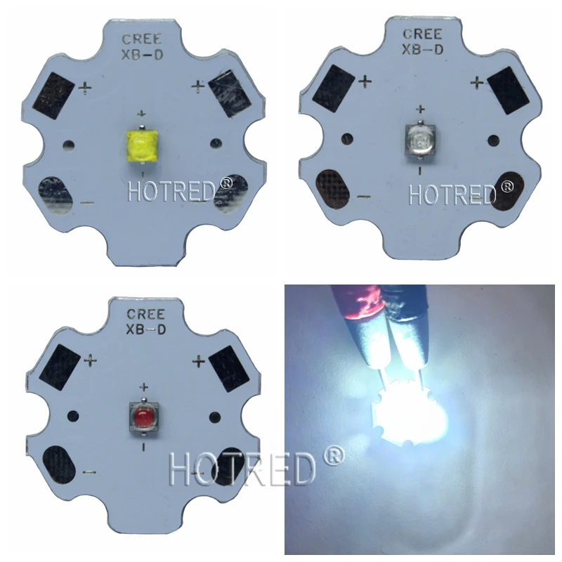 10 шт./лот US оригинальный CREE XBD XB D 3 вт высокомощный светодиодный приглушитель