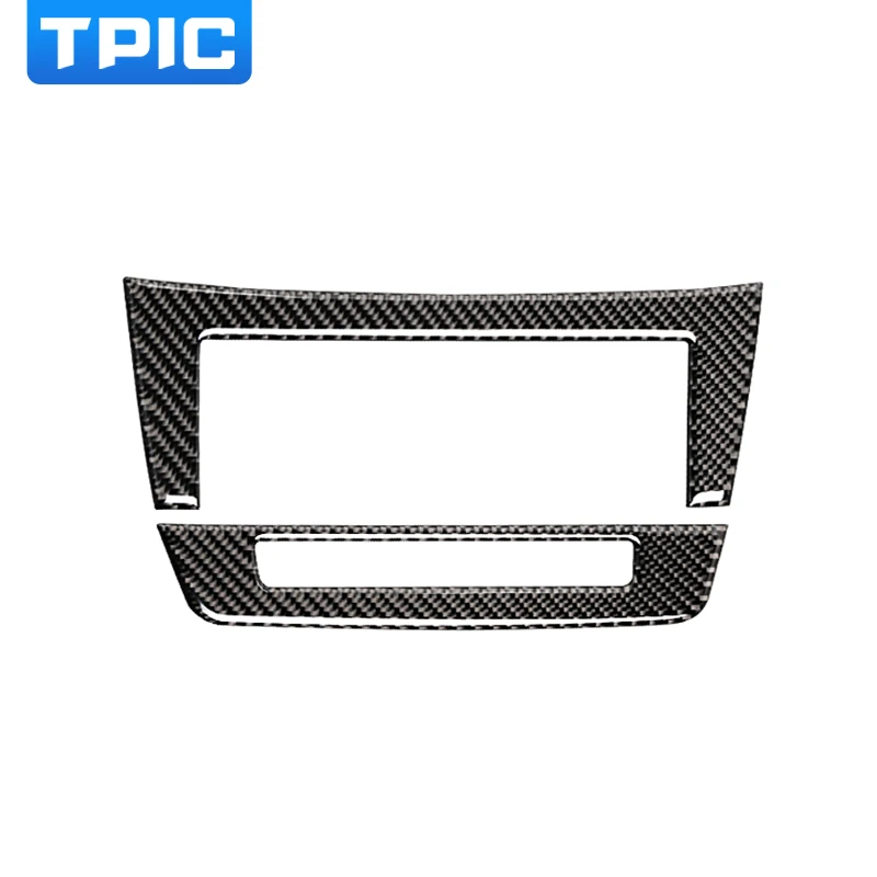 TPIC углеродного волокна автомобильные аксессуары центральной Управление компакт-дисков самолет автомобиля стикер для mercedes W204 C Class 2010-2013 стайлинга автомобилей