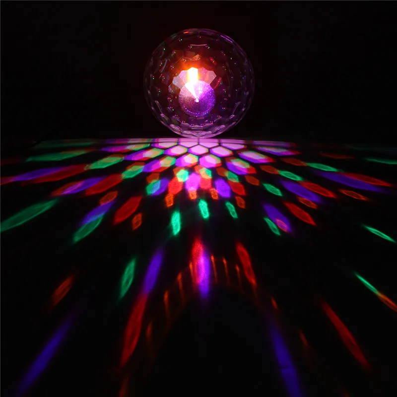 Mrosaa AC В 240-110 В Ночной свет светодио дный светодиодный кристалл магический шар лампа RGB диско DJ вечерние Вечеринка клуб KTV шоу сценический
