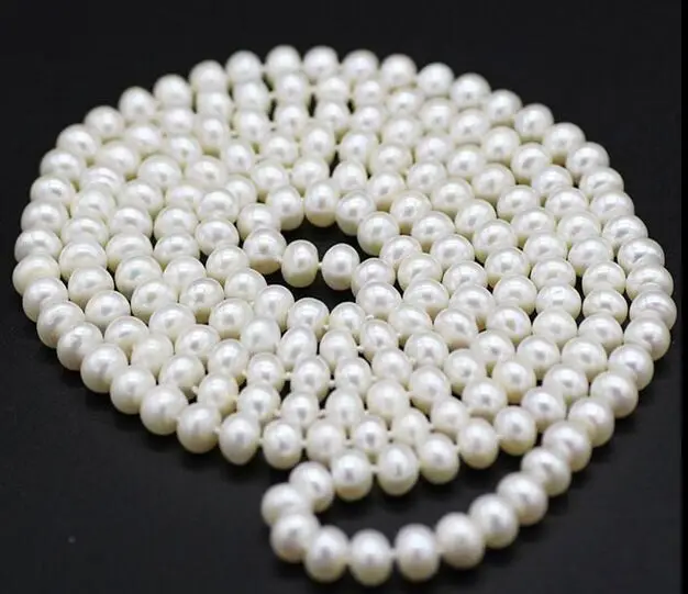 

40"8-9MM NATURAL SOUTH SEA WHITE PEARL NECKLACE