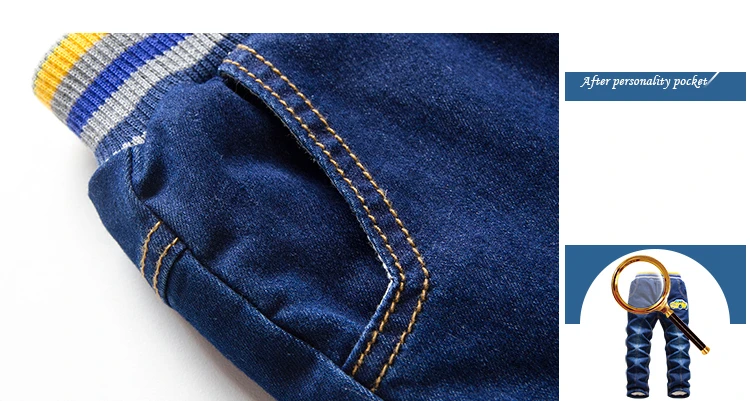 Горячая Распродажа, джинсы для маленьких мальчиков, брюки зима г. Детские потертые мальчики джинсы джинсовая длинные брюки с рисунками из мультфильмов Cascal Add Wool теплая одежда