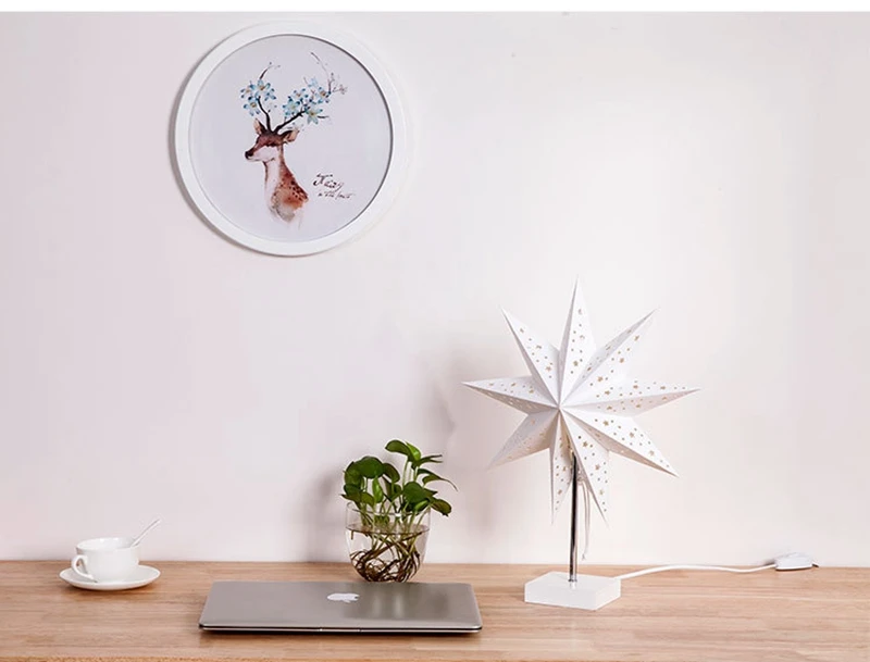 AC220V Creative Minimalist Modern Origami Pinwheel Star Bedroom Bedside Night Light Romantic Decoration Children Kid Gift (11)
