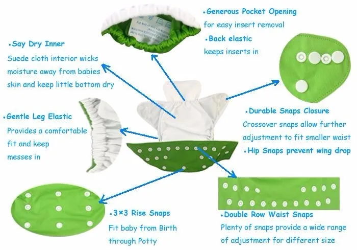 Детская Пеленка из моющейся ткани, водонепроницаемые одноцветные детские подгузники, многоразовые тканевые подгузники для детей 0-3 лет, 3-15 кг, HA001