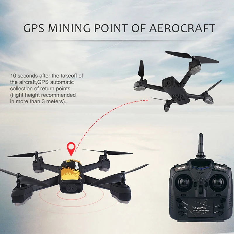 New version RC Drone With 720P HD Camera 2 4G FPV Brushless 4 Axis HD aerial