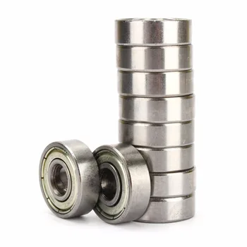 

10pcs/lot 608ZZ 8 * 22 * 7mm Miniature Bearing For 3D Printer Parts and Accessories Deep Groove Ball Bearing