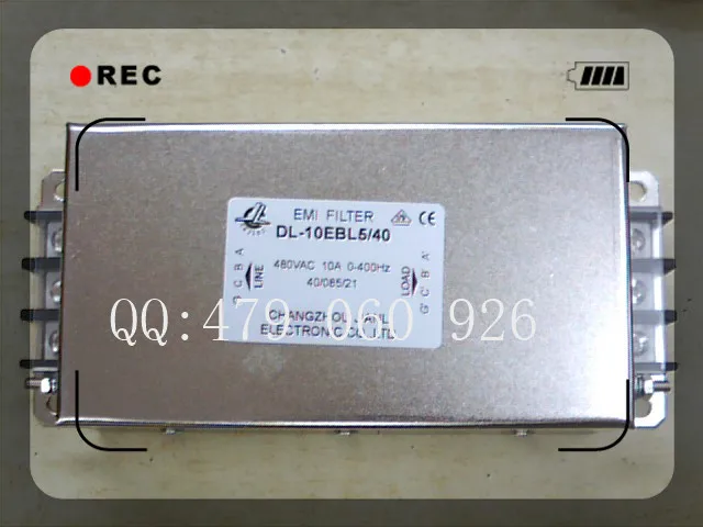 

[ZOB] Jianli EMI inverter output filter switch DL-10EBL5/40