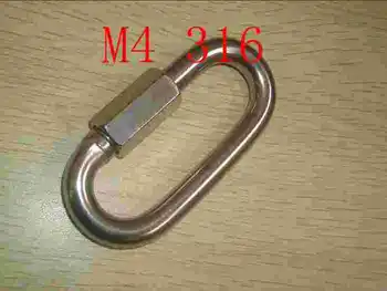 

M4,316,stainless steel quick connecting link/button link runway/mountaineering buckle chain more specifications