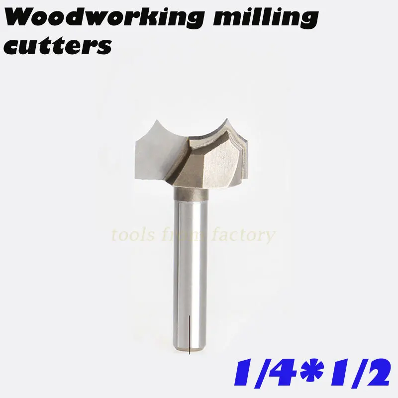 

1pc 1/4*1/2 CNC woodworking carving tools milling cutter router bits for wood