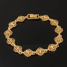 12 мм Позолоченные цветные изысканные браслеты с узором на Среднем Востоке для женщин и мужчин