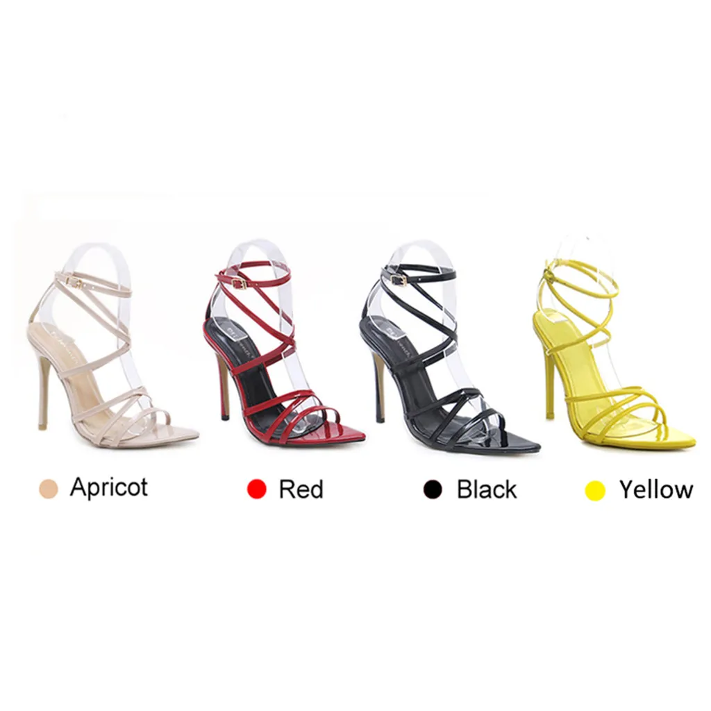 SAGACE/летние женские босоножки на тонком каблуке; модные вечерние босоножки; элегантные вечерние женские туфли с пряжкой на лодыжке