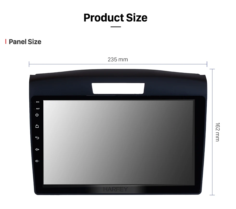 Sale Harfey Car multimedia player Radio GPS Navigation System 9" For Honda CRV 2011-2015 With Remote Control Bluetooth Touch Screen 18