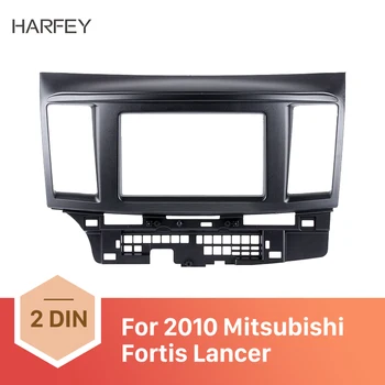 

Harfey 2DIN Car Stereo Frame for Mitsubishi Fortis & Lancer 2010 Auto Stereo Installation Frame CD Trim Panel Fascia Dash Panel