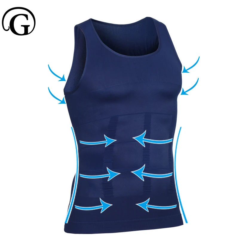

формирователь Posture Correct Tops Slimming Undershirt PRAYGER Corset Men Waist Trainer T Shirts Sleevless Compression Humpback