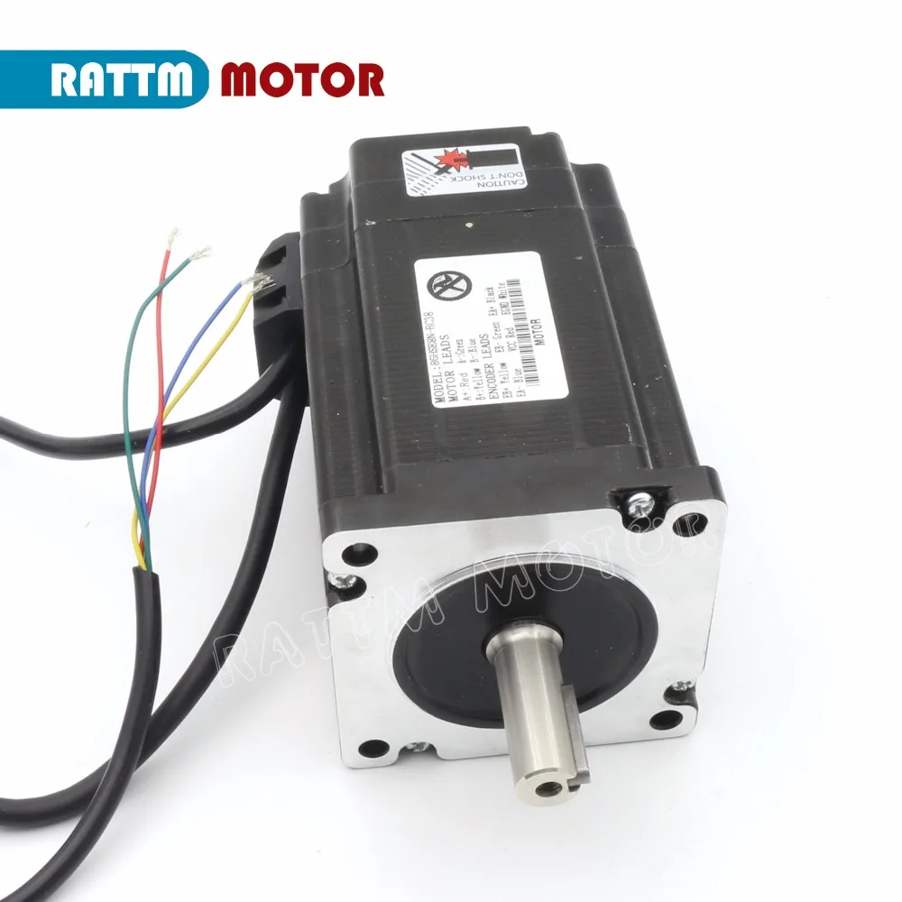 Nema 34 замкнутый контур шаговый двигатель комплект 8N.m 1230oz in 6A 2 фазный и HSS86