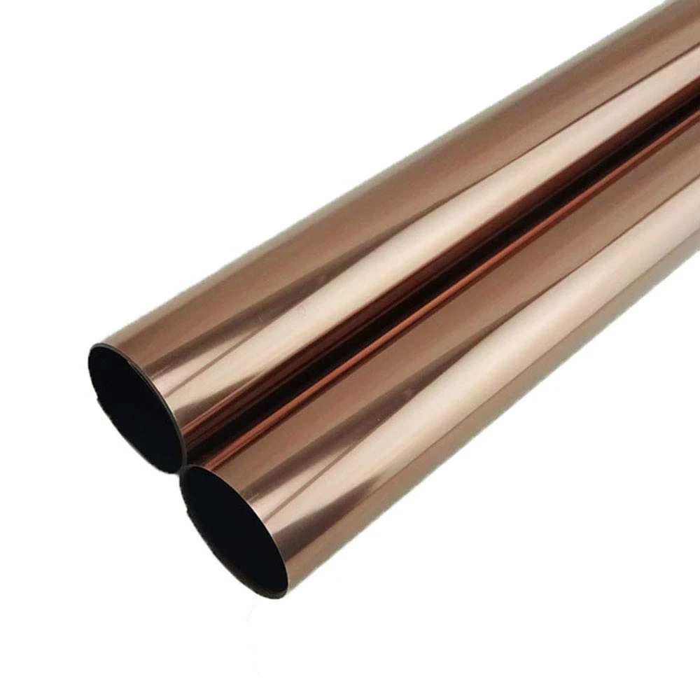 

Multi-sizes Window Heat Control Film Anti-UV One Way Mirror Film Privacy Self-Adhesive Window Tint for Home (Brown-Silver)