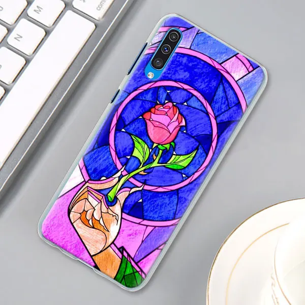 05 Красота и с рисунком из мультфильма «Красавица и Чудовище» чехол КРЫШКА ДЛЯ samsung Galaxy A30 A40 A50 A70 A6 A8 плюс A7 A9 M30 чехол для телефона Coque - Цвет: 05