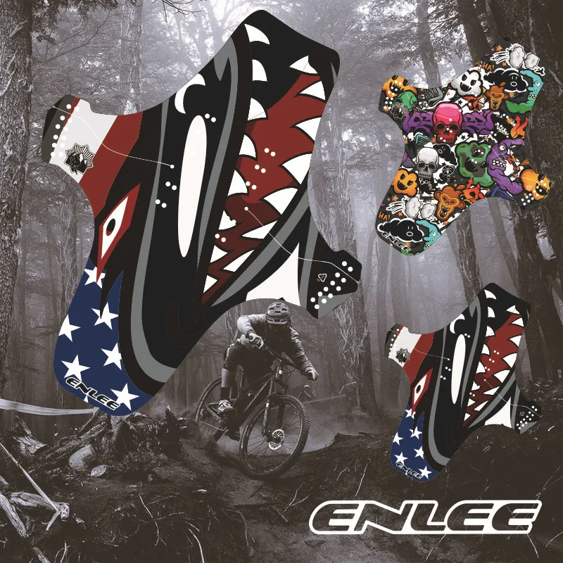

Mew fashion Plastic fender 1 pair racing wheel cow wings road bike mountain plastic fender fenders　 fender hooks mudguard