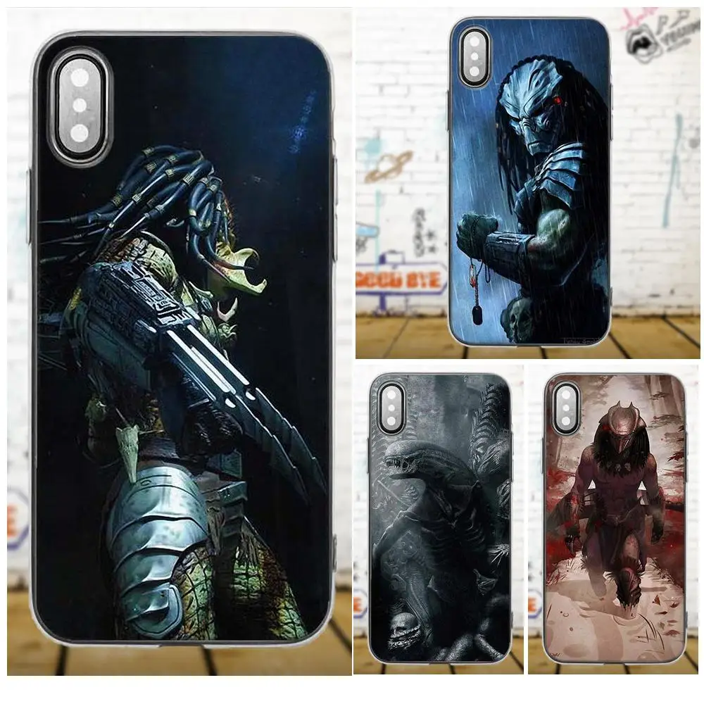 Oedmeb Alien Vs Predator для Xiaomi Redmi 5 4A 3 3S Pro Mi4 Mi4i Mi5 Mi5S Mi Max Mix 2 Note 4 Plus ТПУ Модный чехол|Бамперы|