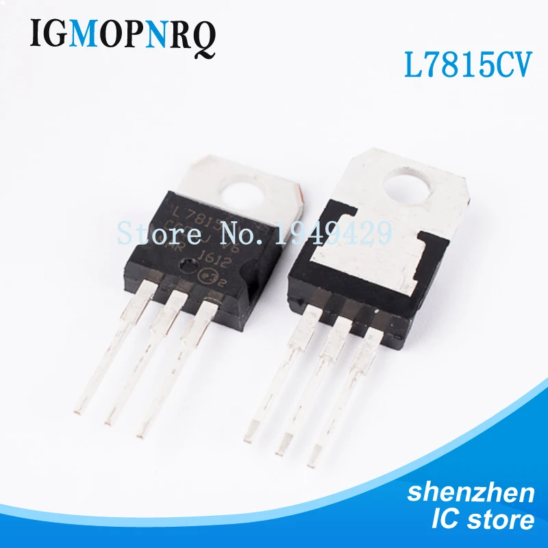 

10PCS/Lot New Original L7815 L7815CV 7815 Three Terminal Voltage Regulator Triode Transistor TO-220 Wholesale Electronic