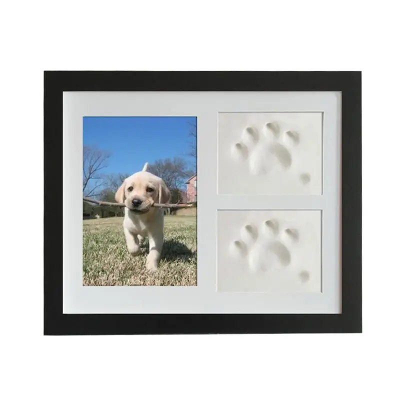 

Pet Memorial Picture Frame Cats and Dogs Paw Print Photo Frame for Room Wall or Table Decor