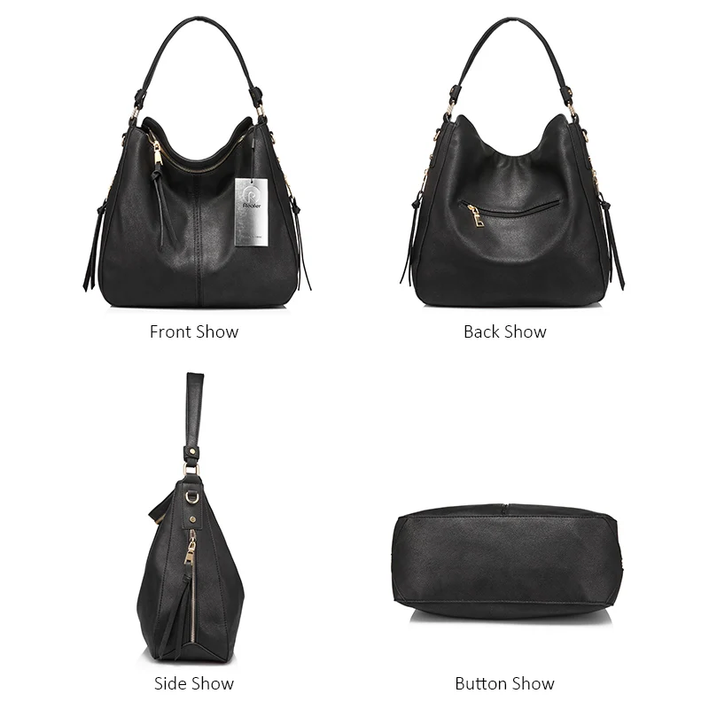  REALER handbags women shoulder crossbody bag female casual large totes high quality artificial leat - 32824729665