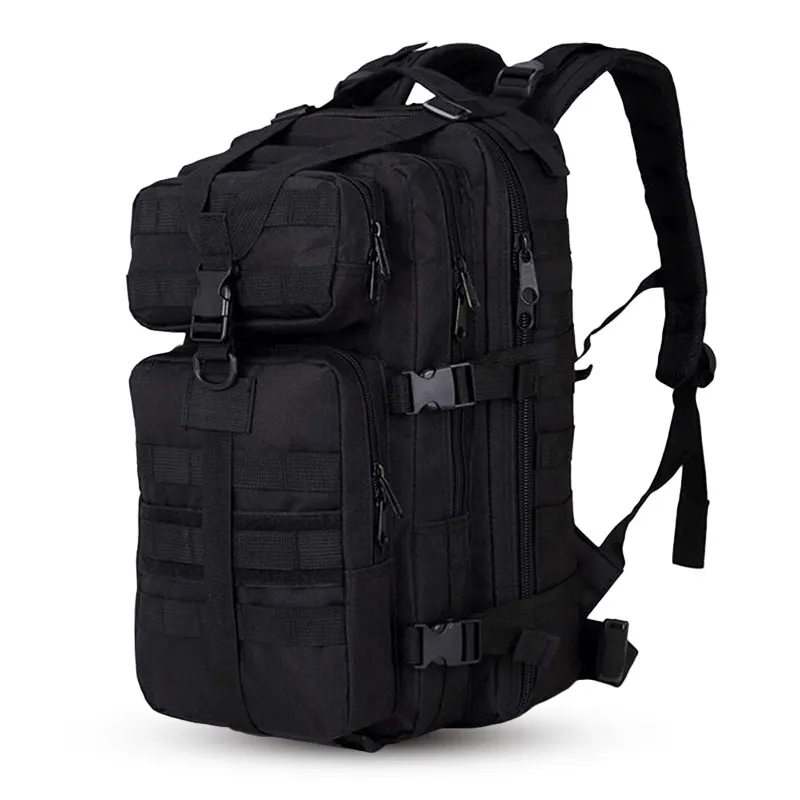Tactical Military Backpack 3P Outdoor Waterproof Camping Trekking Bags 35L Capacity Rucksack Hiking