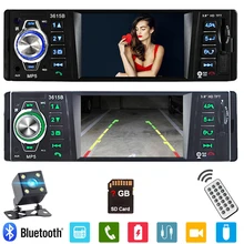 1 Din Центральный Multimidia мультимедиа авто-радио Bluetooth MP3 музыка 3,9 »видео с разрешением 1080 P MP5 Автомагнитола Стерео Авторадио кош
