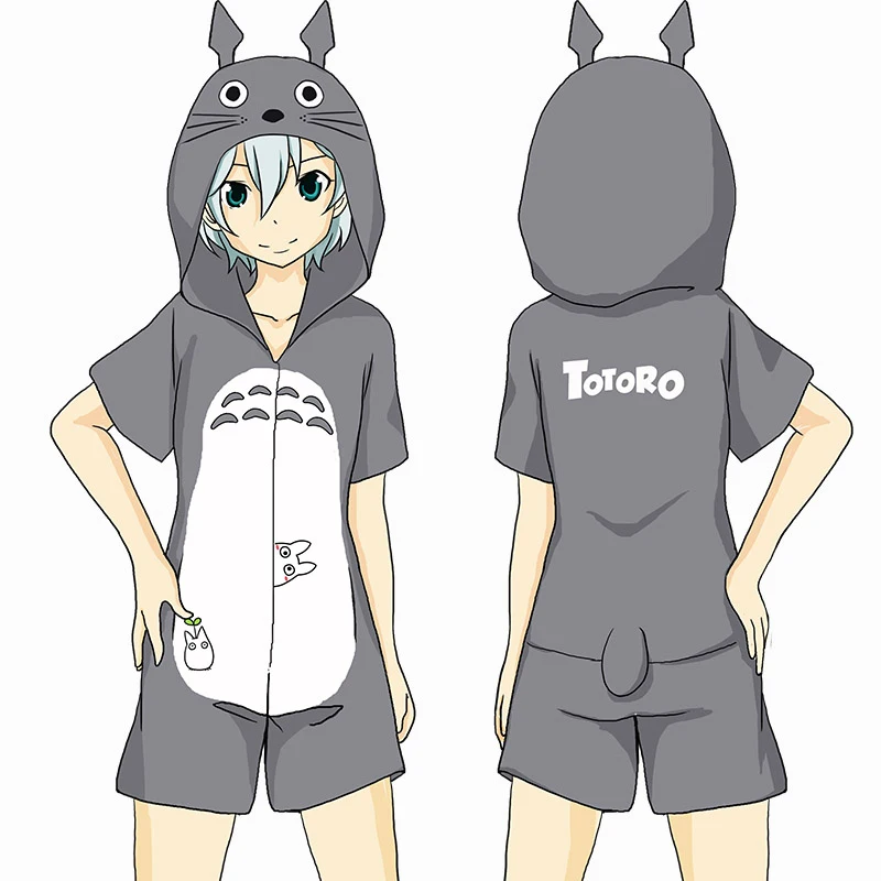

Anime Tonari No Totoro My Neighbor Totoro Cosplay Kostuum Kawaii Jumpsuits Unisex Jongen Meisjes Nachtkleding Homewear Hoodies