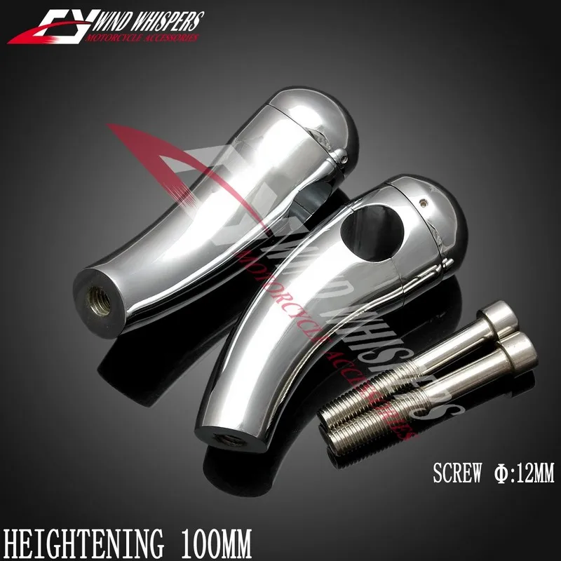 

22mm 7/8'' cruise Motorcycle Fixed seat Heightening Handle Bar Clamps Handlebar Riser Mount For Yamha XV 125 XV 250 XV400 Virago
