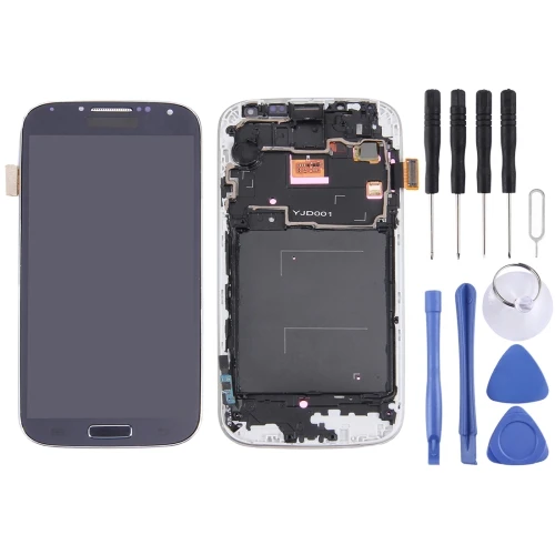 ЖК-дисплей(TFT)+ сенсорная панель с рамкой для Galaxy S IV/i9500/i9505(черный