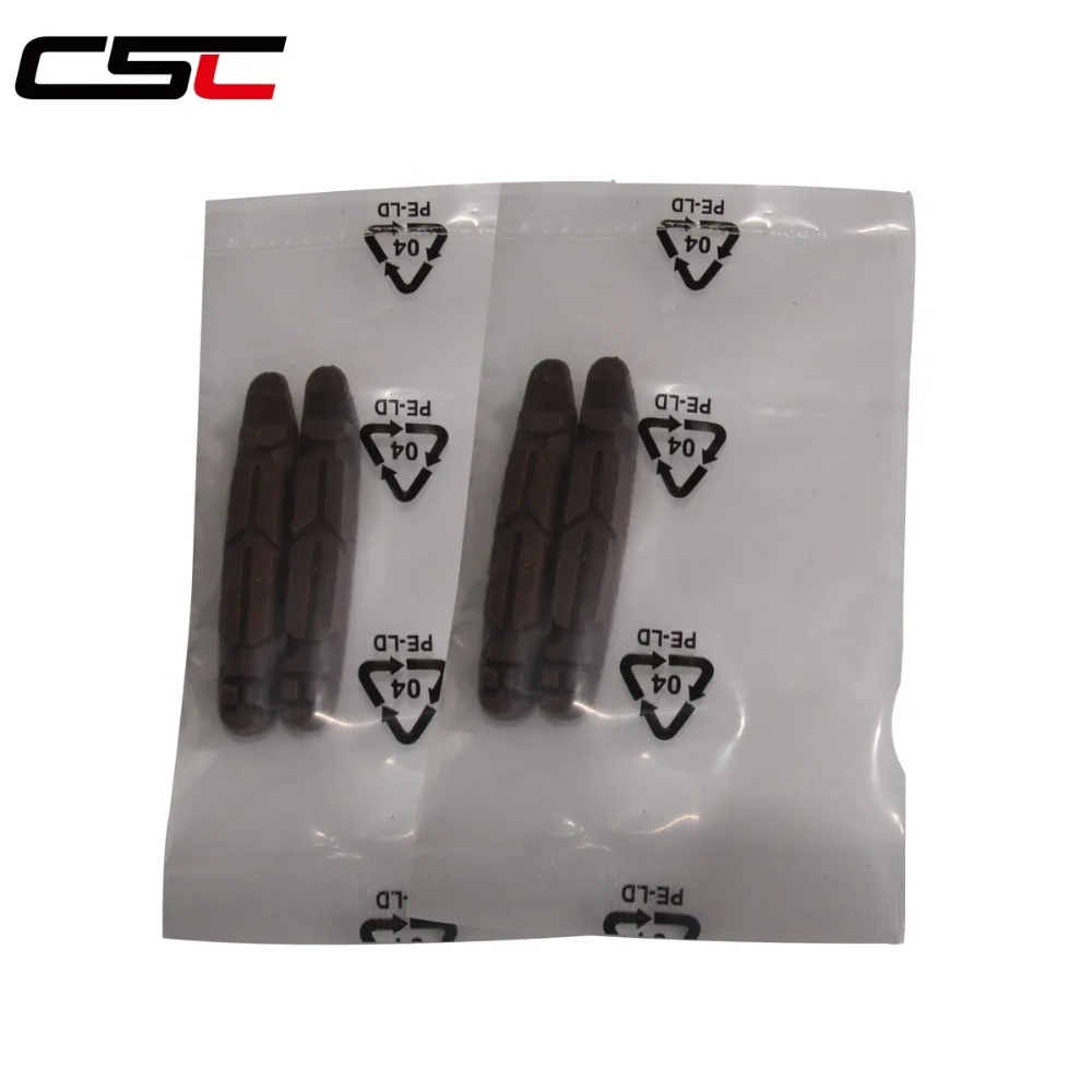 CSC Road brake pads Bicycle carbon wheels brake pads Bike V Brake Pads for Shiman0 Campy 2pcs, 4pcs, 6pcs,8pcs,10pcs option brake pads,bike brake pads