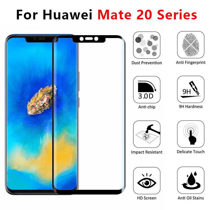 3d защитный Стекло для huawei Коврики 20 Lite Pro Tempered Glas на Huawey Коврики 20 20 lite 20pro Экран протектор защитить фильм изогнутые