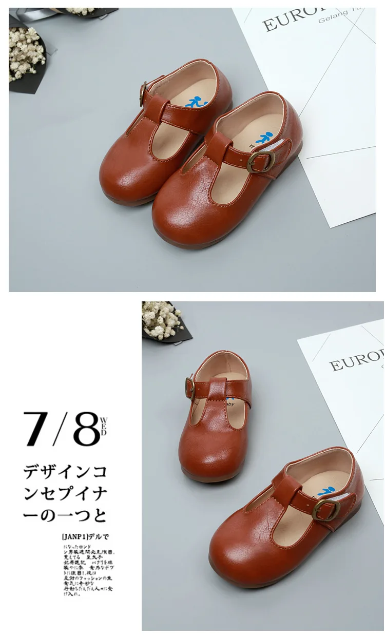 Новинка года; сезон весна-лето; детская обувь; кожаная обувь для отдыха; shoes21-25 с мягкой подошвой для маленьких девочек