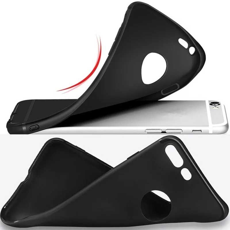 2018 New Soft Matte Case For iPhone X Cases 10 8 7 6S 6 Plus 5 5s 5SE Case Full Cover for iPhone 8 Case TPU Silicone Phone Cover