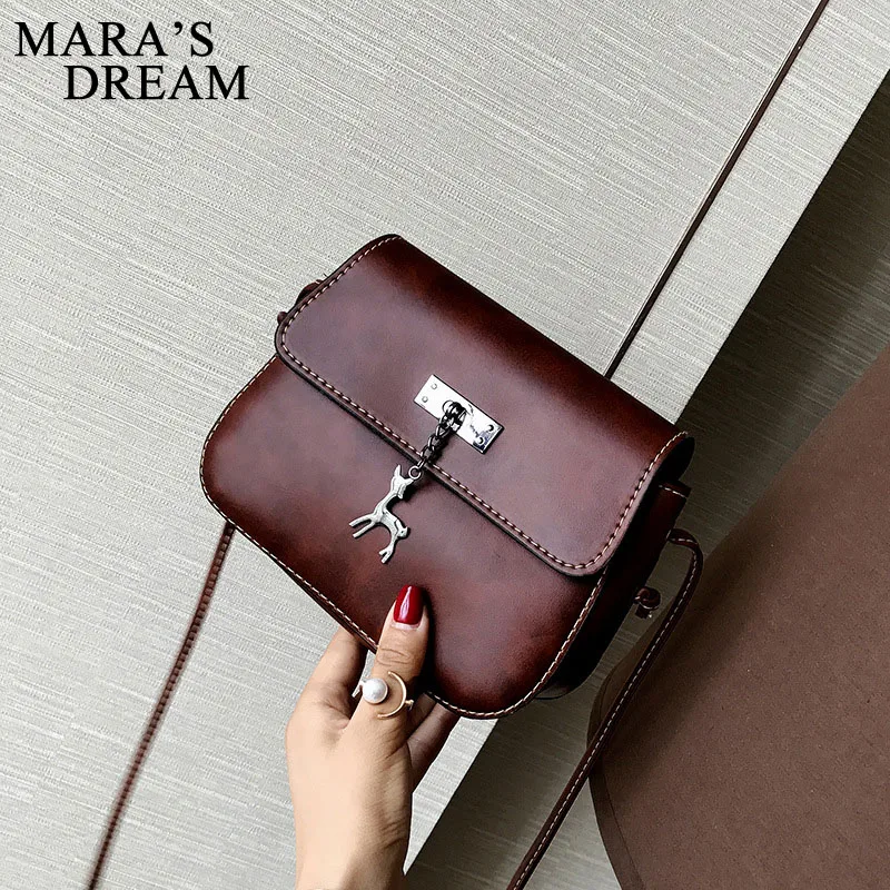 Buy Generic Mara's Dream Handbags Women Leather Mini Shoulder Crossbody Bag  Sac a Main Femme Ladies Messenger Bag Long Strap Female Clutchs Color E  Golden Size 21x16x6 cm at