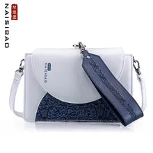 NAISIBAO, высокое качество, модная Роскошная брендовая Новинка, кожаная сумка, сумка через плечо, мини-сумка, кожаная сумка с тиснением