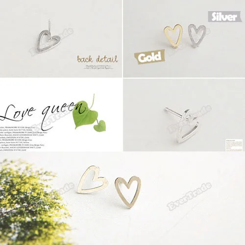 traderoom Special! Fashion Trendy Cute Heart case for Design Love Queen Ear Pin Stud Earrings Exquisite! | Электронные