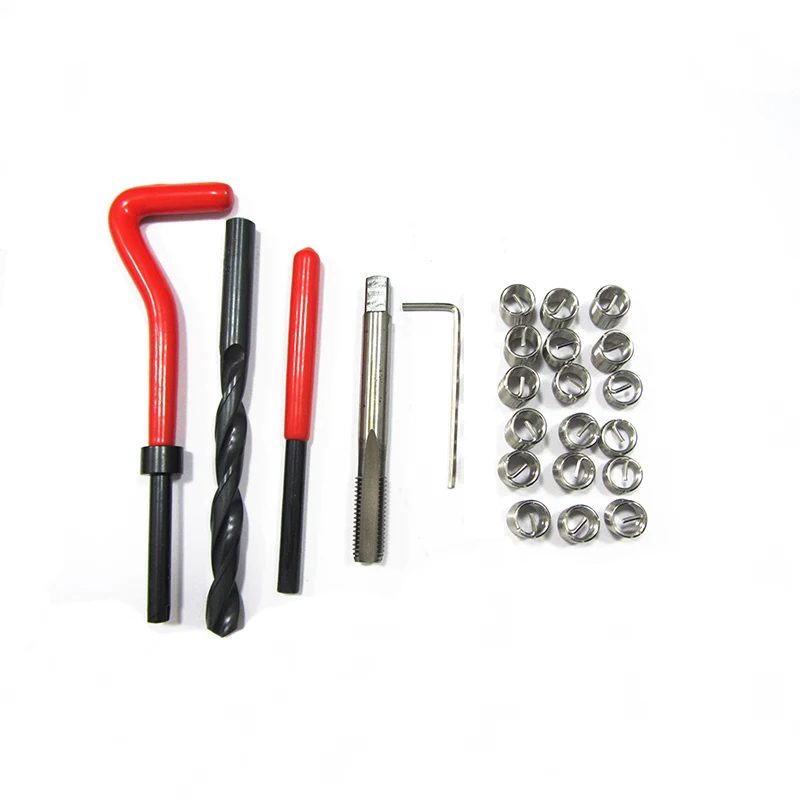 Goede Auto Pro Coil Boor Tool Metrische Draad Reparatie Insert Kit M9 voor Helicoil Auto Reparatie Tools Grof Crowbar